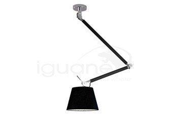 Lampa ZYTA S sufitowa czarna