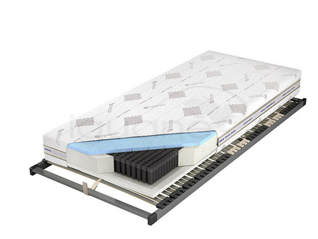 Materac Czar Nocy Talalay Blue Silver Black