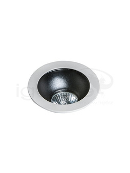 Lampa REMO 1 Downlight biała  z czarnym wkładem