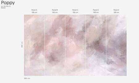 Mural Poppy 35 0734 15  Flizelina