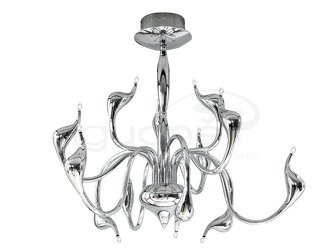 Lampa SNAKE wisząca chrom
