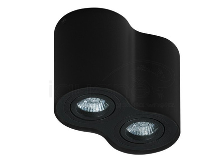 Lampa BROSS 2 plafon czarna