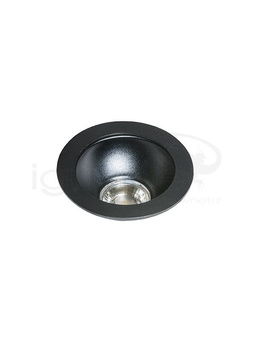 Lampa REMO 1 Downlight czarna  z czarnym wkładem