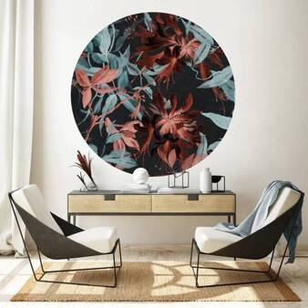 Mural koło Tapeta Spring Dark WMF008D