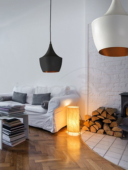 Lampa ORIENT wisząca czarna /  złota