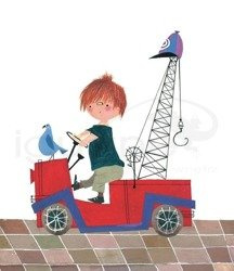 Red Tow Truck WS-049