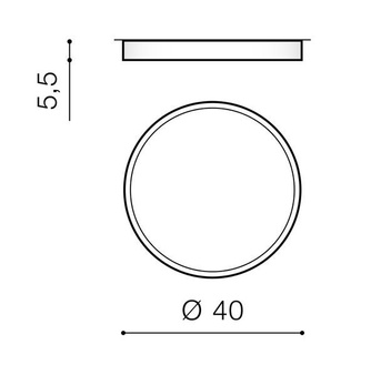 Lampa Monza II R SMART 40 4000K AZ3244 biała