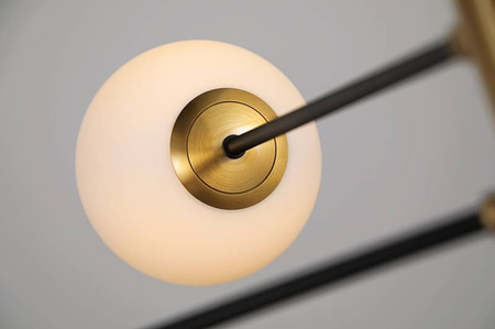 Lampa Oviedo 8 wisząca czarno-złota