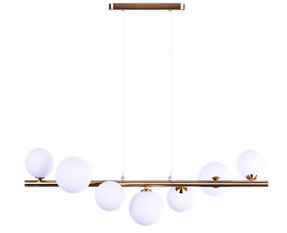 Lampa Sybilla 7 wisząca gold