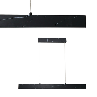 Lampa wisząca Pierce czarny marmur