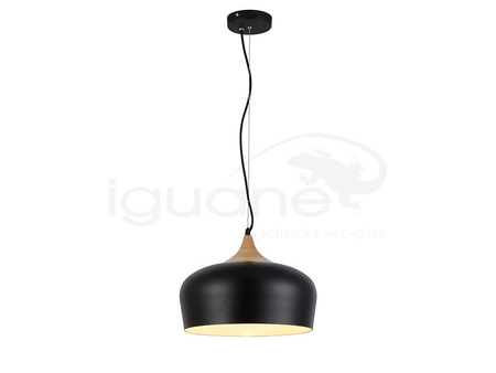 Lampa PARMA wisząca czarna