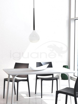 Lampa AGA-1 wisząca biała