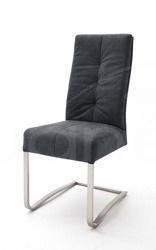 Krzesło SALVA tkanina antik czarna