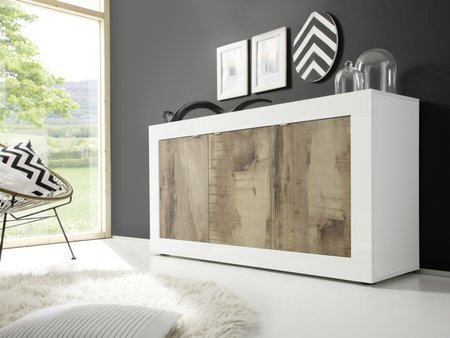 Komoda BASIC wąska dąb Pero