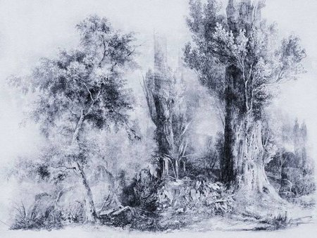 Mural Calm Blue winyl