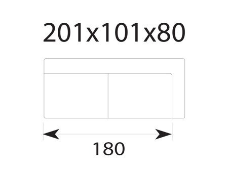 Moduł Blues Day 2.5 L/R BAKER tkanina