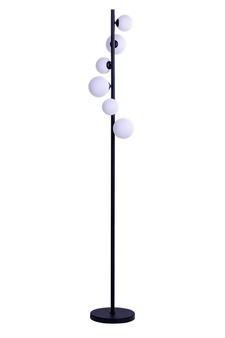 Lampa Sybilla 6 podłogowa czarna