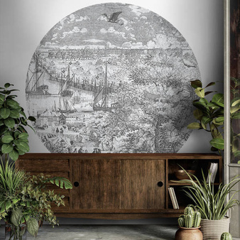 Mural koło Gulliver Grey II