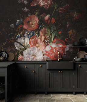 Mural Golden Age Flowers WP-789