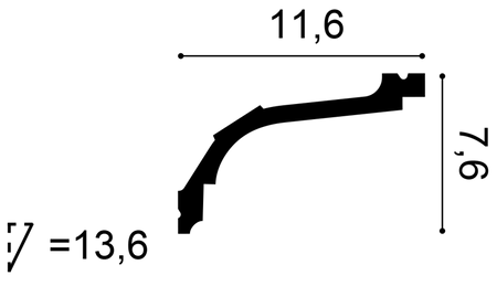 Listwa przysufitowa C220 flex