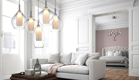 Lampa Amber Milano 3 AZ3075 przezroczysta