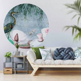 Mural koło Water Lily