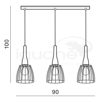 Lampa wisząca Terata 3