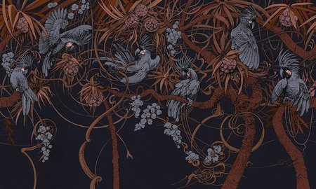 Mural Kakadu 35 0526 01  flizelina