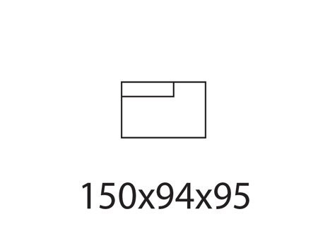 Moduł Vesta EP L/R z zagłówkiem tkanina