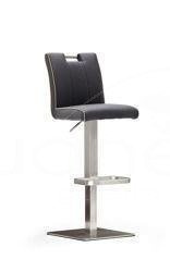 Hoker CASTA podstawa kwadratowa skóra czarna