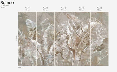 Mural Borneo 35 0619 02  Winyl