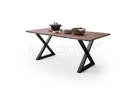 Stół CALABRIA 2,5 akacja orzech X antracyt 160