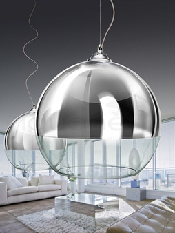 Lampa SILVER BALL 40 wisząca