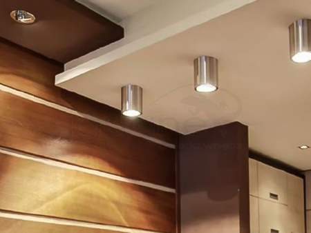 Lampa BROSS 1 plafon biała