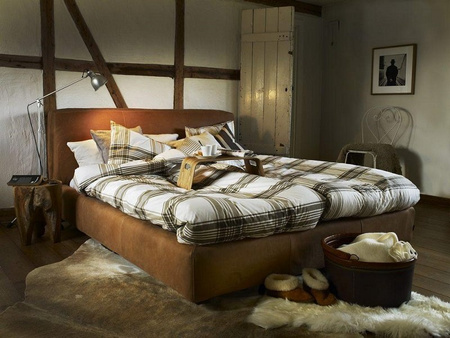 Łóżko Shabby Bed z pojemnikiem 180x200 tkanina
