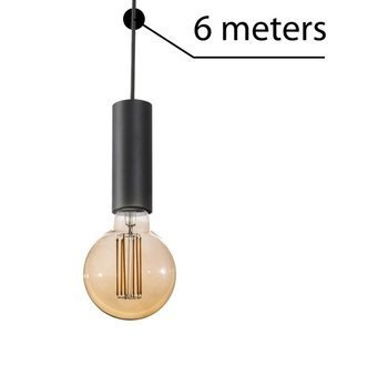 Lampa Ziko E27 AZ3116 6 metrowa czarna