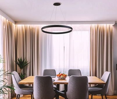 Lampa wisząca Marco 60 czarna CCT