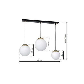 Lampa wisząca Sparta 3L