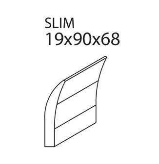 Moduł New Choice SLIM L/R 1szt tkanina