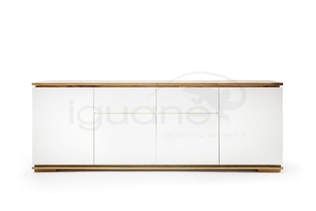 Komoda CHIARO czarna 182 cm