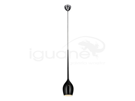 Lampa IZZA 1 wisząca czarna