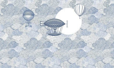 Mural Clouds 35 0827 03 Flizelina