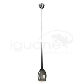 Lampa wisząca Izza 1 szkło przydymione