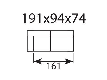 Moduł Vesta F-SPECIAL 2,5 prawy tkanina