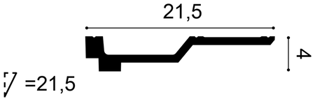Listwa przysufitowa C354