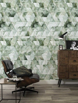 Mural Marble Mosaic Green WP-577