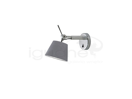 Lampa ZYTA ALU XS kinkiet szary