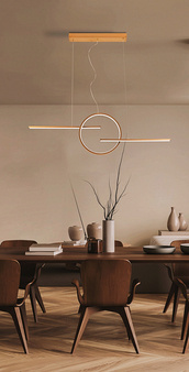 Lampa wisząca LAUREN A złota