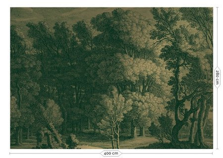 Mural Engraved Landscapes MW-033 gold