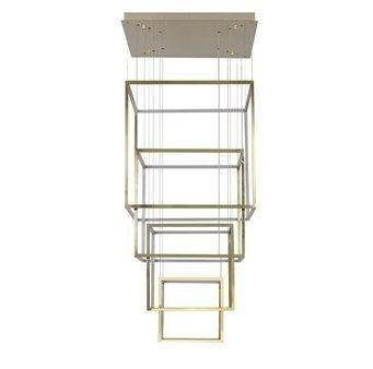 Lampa wisząca Opera XL AZ3140 ściemnialna złota